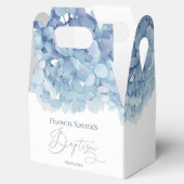 水彩青紫陽花バプテスマ フェイバーボックス (オープン)