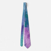 水彩青紫 ネクタイ (裏面)