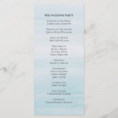 水彩青結婚色。クラシック航海のシンプル プログラム (裏面)