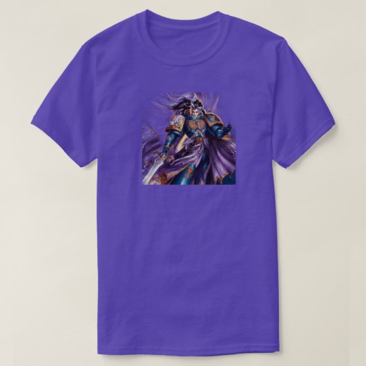 水彩青絵を描Tシャツ Tシャツ (デザイン正面)