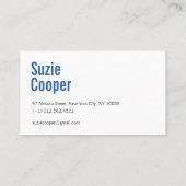 水彩青緑プロフェッショナル 名刺 (裏面)