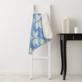 水彩青緑色トンボ水虫 シェルパブランケット (インサイチュ)