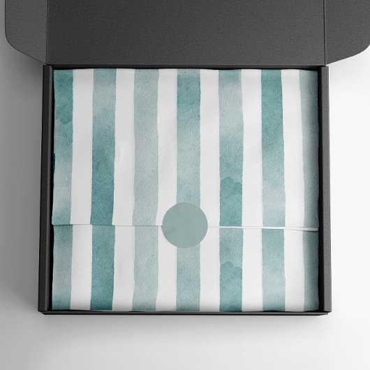 水彩青航海のストライプ色。抽象芸術線 薄葉紙