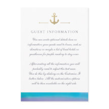 水彩青航海の白カード