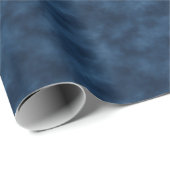 水彩青色抽象 ラッピングペーパー (ロールコーナー)