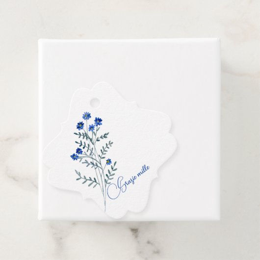 水彩青花のスプレーGrazie Mille フェイバータグ (インサイチュ)