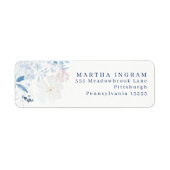 水彩青花ラベル ラベル (正面)