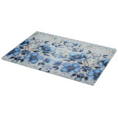 水彩青花切板 カッティングボード (角)
