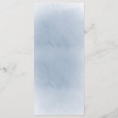 水彩青花菜单 メニュー (裏面)