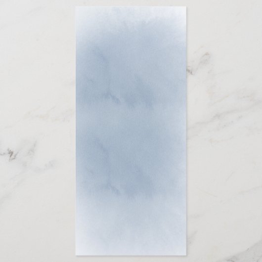 水彩青花菜单 メニュー (裏面)