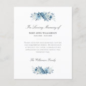 水彩青花葬儀 (正面)