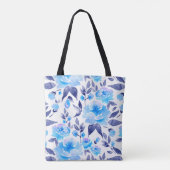 水彩青花2 トートバッグ (裏面)