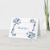 水彩青花 サンキューカード (正面)