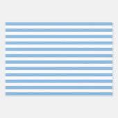 水彩青花。フローラガーリー型 ラッピングペーパーシート (正面2)