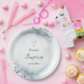 水彩青葉バプテスマ紙プレート ペーパープレート (パーティー)