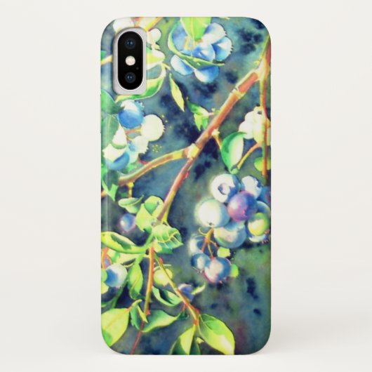 水彩青葉絵画の Case-Mate iPhoneケース (裏面)