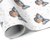 水彩青蝶 ラッピングペーパー (ロールコーナー)