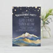 水彩青金山丘婚约派对 招待状 (スタンド正面)