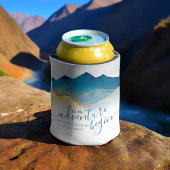 水彩青金山外ウェディング 缶クーラー