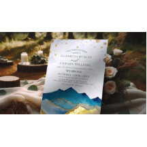 水彩青金山林户外婚礼