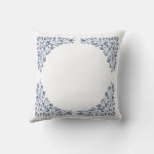 水彩青離れ色バンドルレターMモノグラム クッション (裏面)