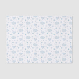 水彩青雲とハート 薄葉紙