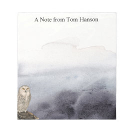 水彩青雲パーソナライズされた ノートパッド