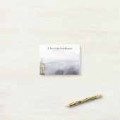 水彩青雲パーソナライズされた ポストイット (デスク上)