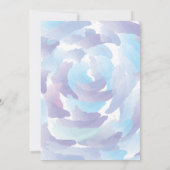 水彩青雲空結婚色 招待状 (裏面)