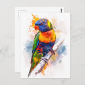 水彩青顔緑 ポストカード (正面/裏面)