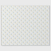 水彩青風船 ラッピングペーパー (フラット)