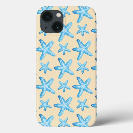 水彩青魚の模様 Case-Mate iPhoneケース (裏面)