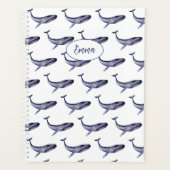 水彩青鯨 プランナー手帳 (正面)