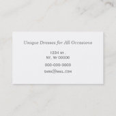 水彩青鳥の名刺 名刺 (裏面)