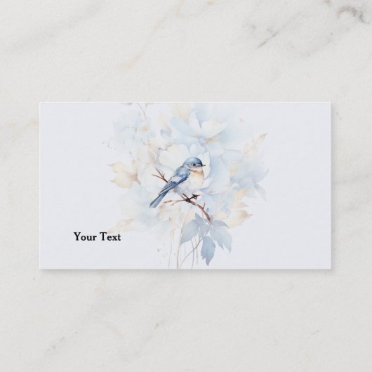 水彩青鳥 名刺 (裏面)