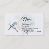 水彩青鳥 名刺 (正面)