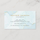 水彩青 名刺 (裏面)