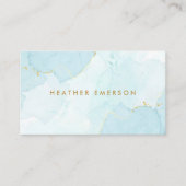 水彩青 名刺 (正面)