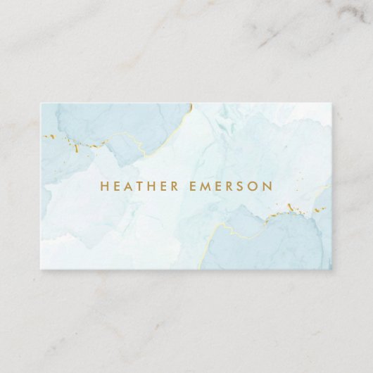 水彩青 名刺 (正面)