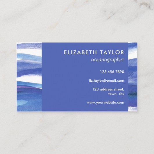 水彩青 名刺 (裏面)