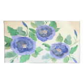 水彩青 枕カバー (裏面-右)