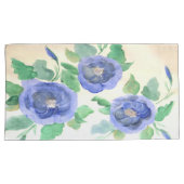 水彩青 枕カバー (正面右)