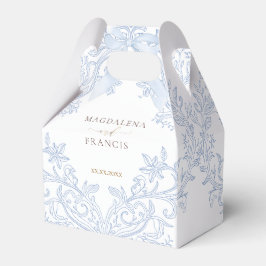水彩青 crest | 結婚式 フェイバーボックス