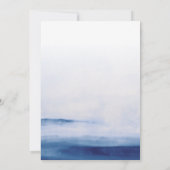 水彩青 nautical ベビーシャワー 招待状 (裏面)