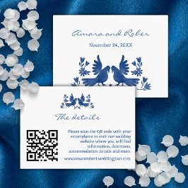 水彩音見鳥囲カード 名刺