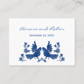 水彩音見鳥囲カード 名刺 (裏面)