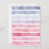 水彩顔マスクバレンタインデー シーズンカード (裏面)