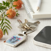 水彩顔 キーホルダー (側面)