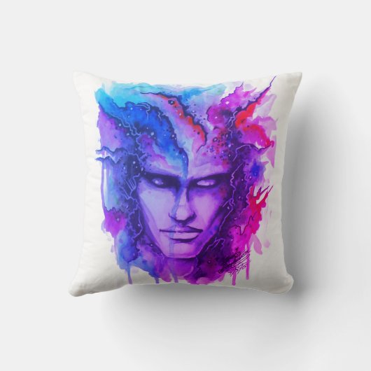 水彩顔 クッション (裏面)