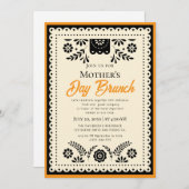 水彩風の母の日ブランチ招待状 招待状 (正面/裏面)
